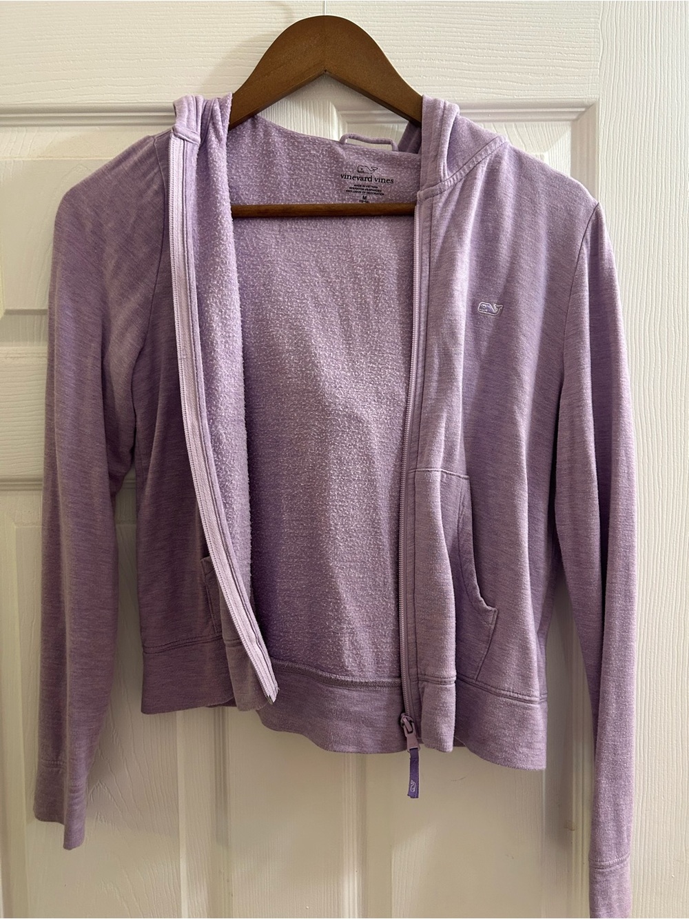 Vineyard Vines Lavender Zip-Up Hoodie girls